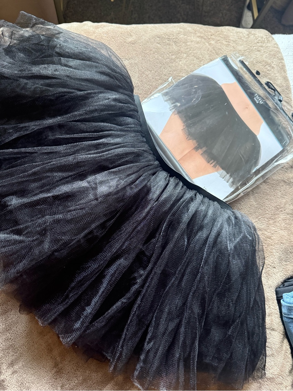 Black Tulle Layered Poodle Skirt